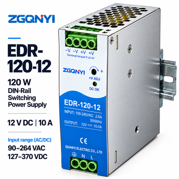 12V 10A DIN Rail Power Supply EDR-120-12