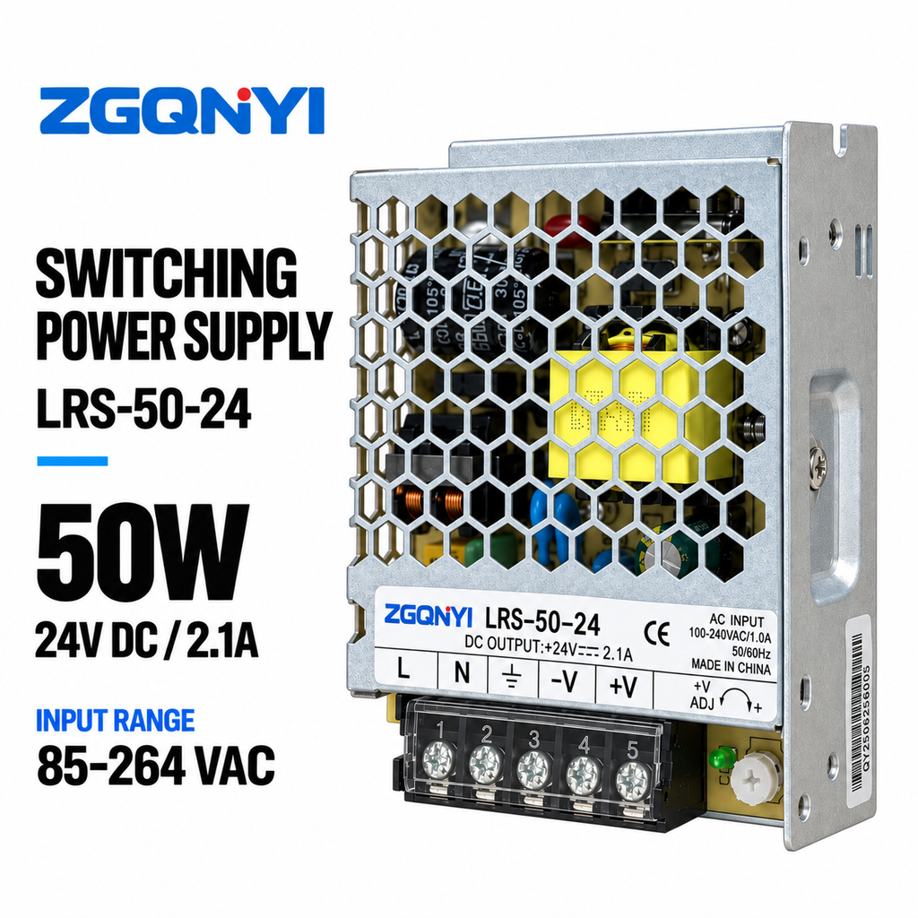 ZGQNYI LRS-50-24 24V Compact Switching Power Supply