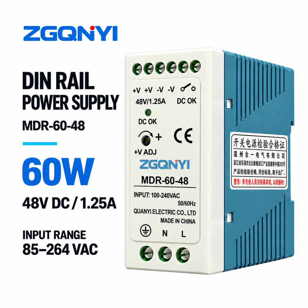 MDR-60-48 48V DIN Rail Power Supply