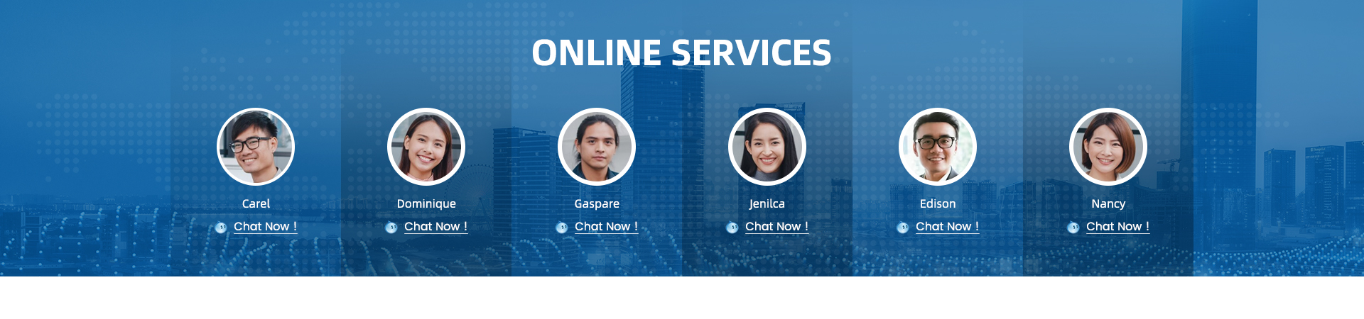 Nuvros sales and technical support team