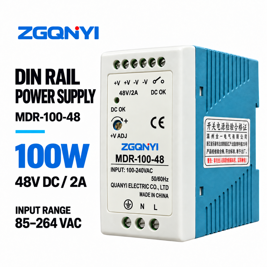 MDR-100-48 48V DIN Rail Power Supply