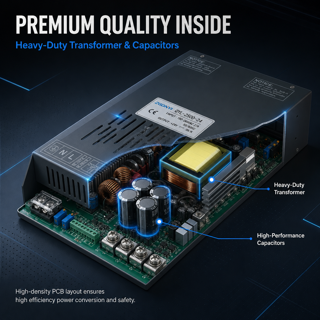 QYL-2500-72 2500W 72V 34.7A Adjustable CC CV Power Supply