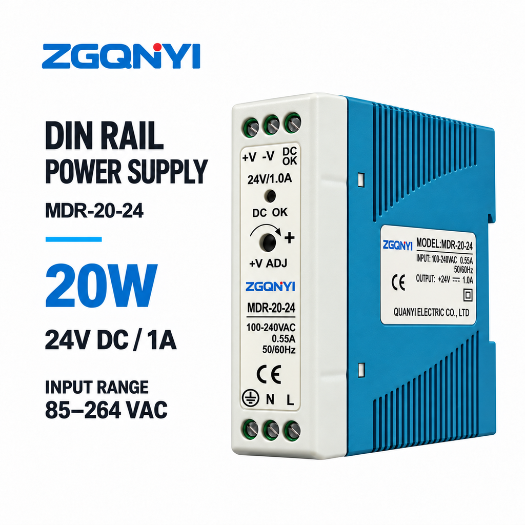 MDR-20-24 24V DIN Rail Power Supply